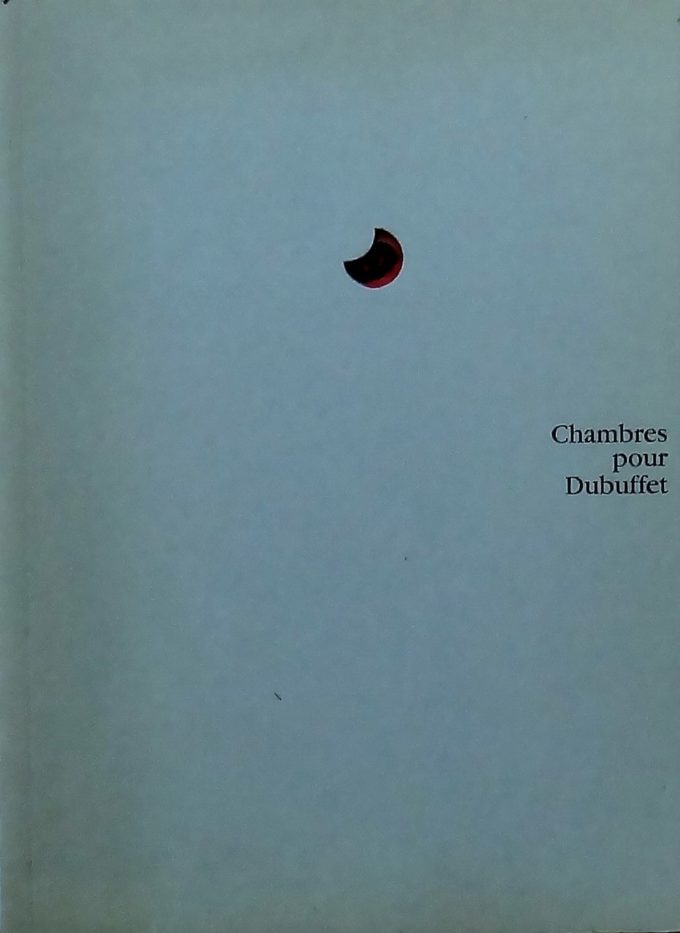 Jean Dubuffet, Chambres Pour Dubuffet (Book)