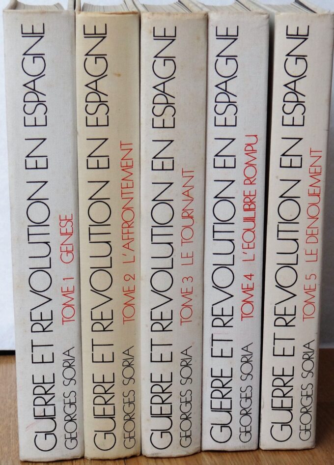 Guerre et révolution en Espagne, 1936-1939, 5 Tomes (Livre) – Image 2