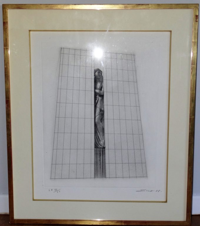 Sacha Sosno, original lithograph signed and numbered, Élysée Palace Nice,