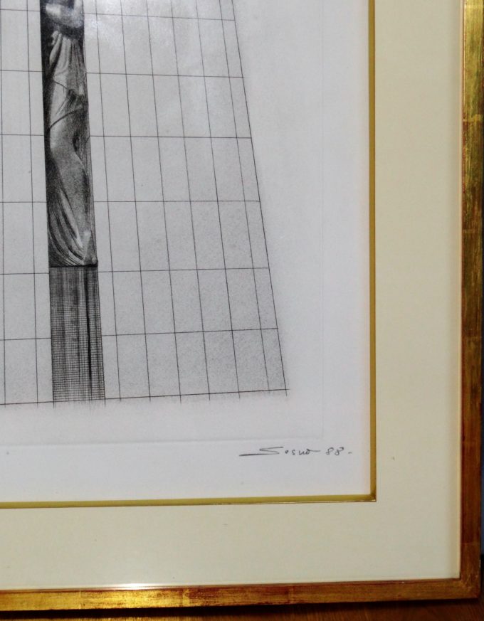 Sacha Sosno, original lithograph signed and numbered, Élysée Palace Nice, - Image 3