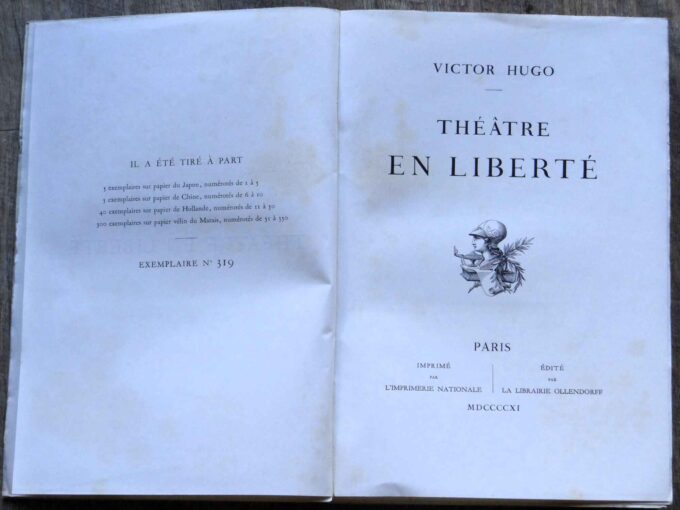 Victor Hugo, théâtre en liberté, oeuvres complètes (book) - Image 2
