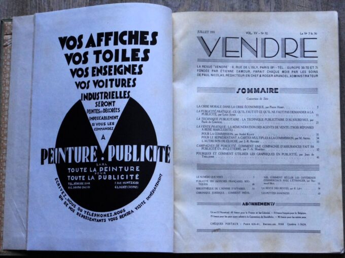 Vendre, 1931 (book) - Image 2
