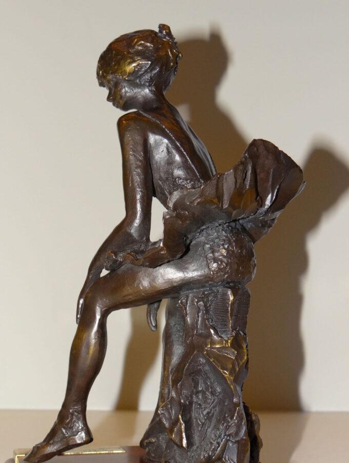 The ballerina, bronze sculpture signed by Diego Masana i Majó, Dídac, Spanish sculptor, notable figure of modernism, - Image 5