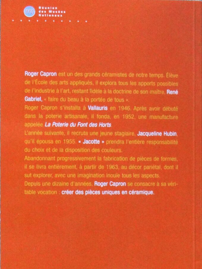 Les Capron, céramistes, la vierge et le taureau (livre) – Image 2