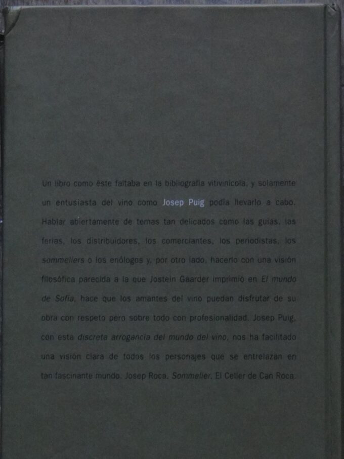 La discreta arrogancia del mundo del vino (book) - Image 3