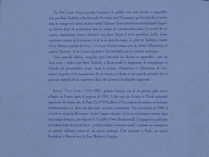 Boris Taslitzky, dessins faits à Buchenwald (livre) – Image 9