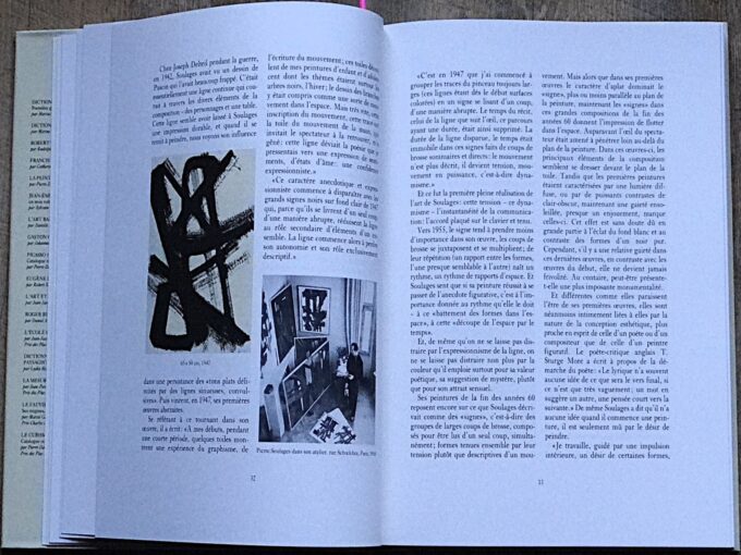 Pierre Soulages, L'oeuvre 1947-1990, Ides et Calendes, Hardcover, 1991 (book) - Image 2