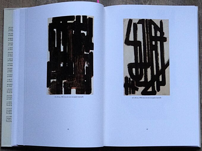 Pierre Soulages, L'oeuvre 1947-1990, Ides et Calendes, Hardcover, 1991 (book) - Image 3