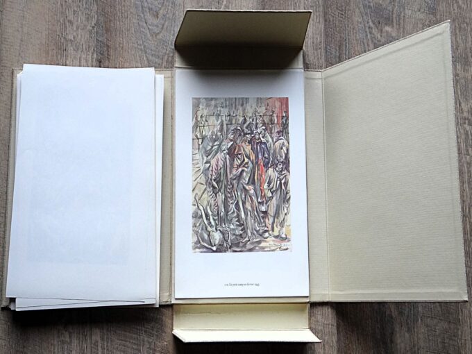 Boris Taslitzky, one hundred and eleven drawings made at Buchenwald, Hautefeuille editions (book) - Image 5