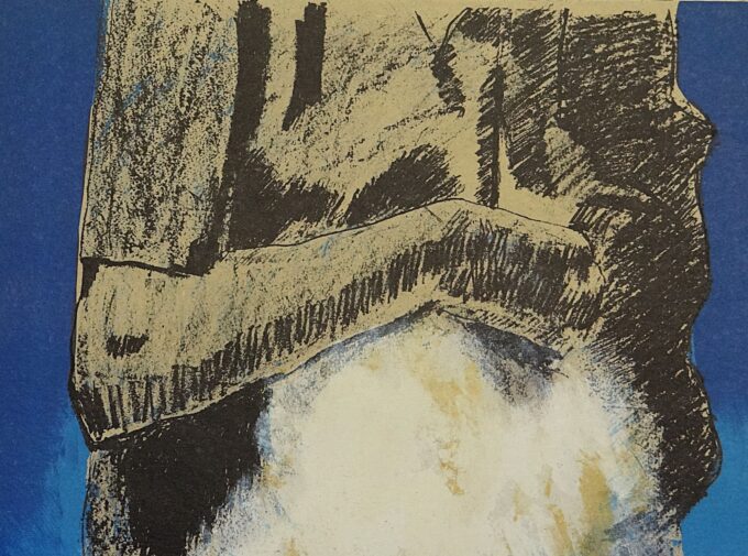Graça Morais, original signed lithograph, The Captured Bird, Portuguese neo-expressionist artist, contemporary painter, - Image 2