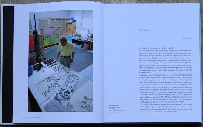 Zao Wou-Ki, 3 Volumes, Carnets De Voyages 1948-1952, L'encre, L'eau, L'air, La Couleur, 1954-2007, Dans L'ultime Bonheur de Peindre, 2000-2010 (book) - Image 10