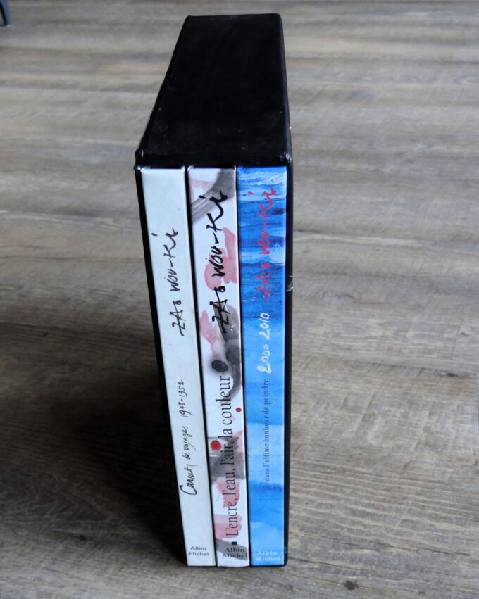 Zao Wou-Ki, 3 Volumes, Carnets De Voyages 1948-1952, L'encre, L'eau, L'air, La Couleur, 1954-2007, Dans L'ultime Bonheur de Peindre, 2000-2010 (book) - Image 2