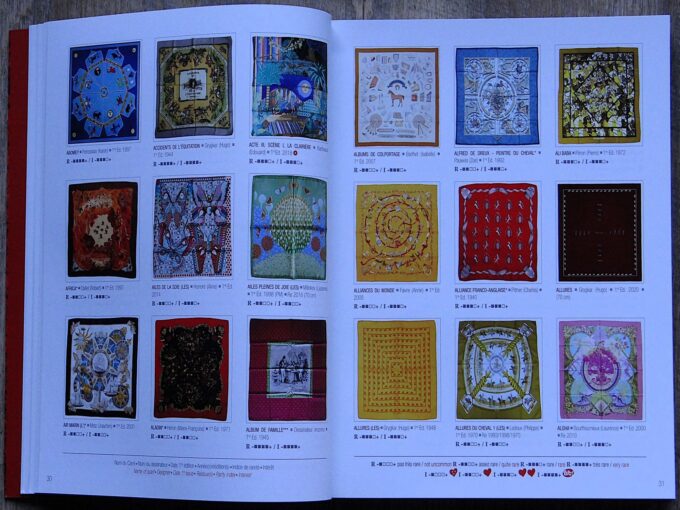 Carrés d Art IV, illustrated directory of Hermès scarves, Geneviève Fontan (book) - Image 5