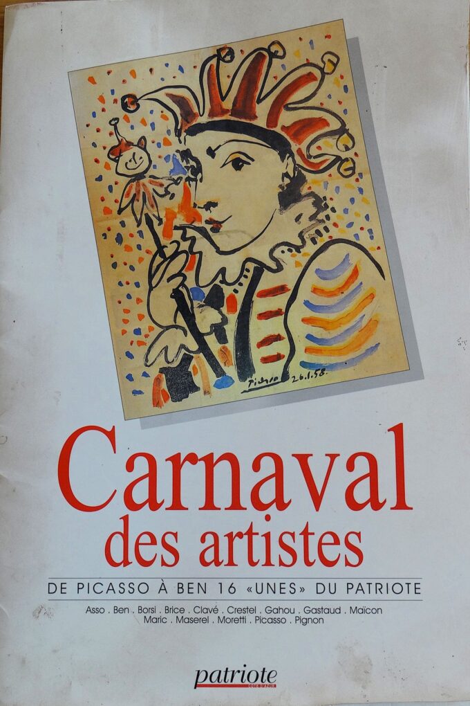 Le Carnaval des artistes, Le Patriote, De Picasso a Ben (book)