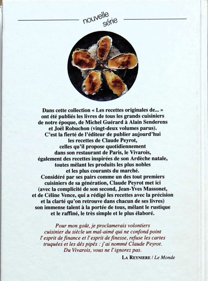 Vivarois, la cuisine de l'émotion, Claude Peyrot, French Chef (book) - Image 7