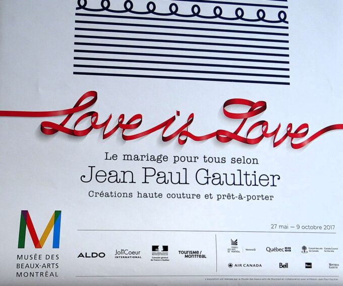 Jean Paul Gaultier, Vintage Poster, Montreal 2017 Exhibition, The Wedding Cake, - Image 3