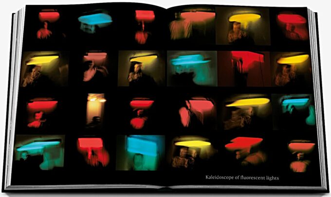 kaleidoscope of fluorescent lights