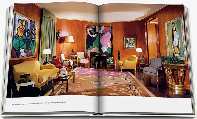 Photo of decoration of Nelson Rockefeller's apartment by Jean-Michel Frank