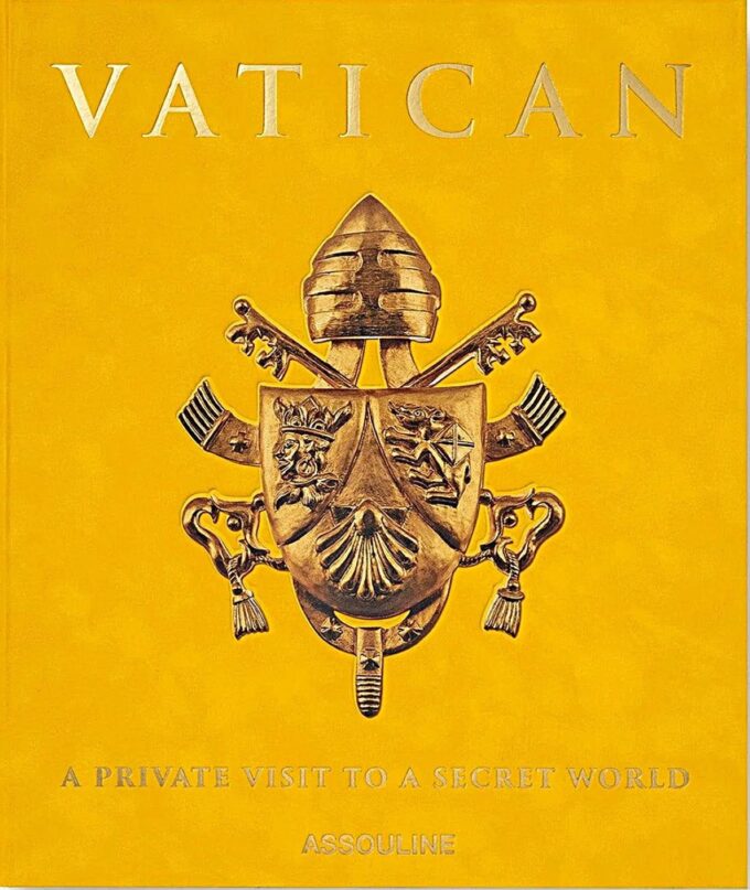 book cover with the Vatican coat of arms